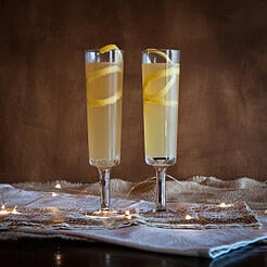 Rum and Champagne Cocktail