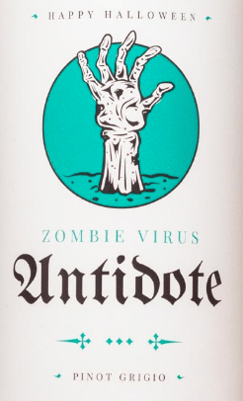 antidote wine label