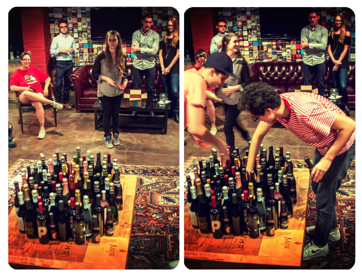 Wine Bottle Ring Toss Game DIY