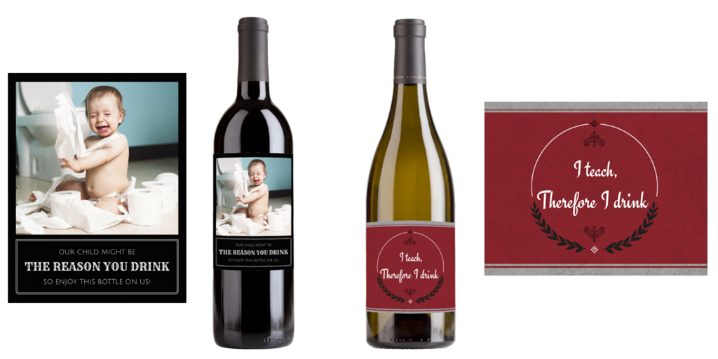 Teacher's Wine Tote Teacher Gift Wine Gift Idea for Teachers Wine Bag 