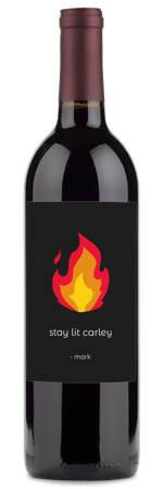 wine gifts with emojis