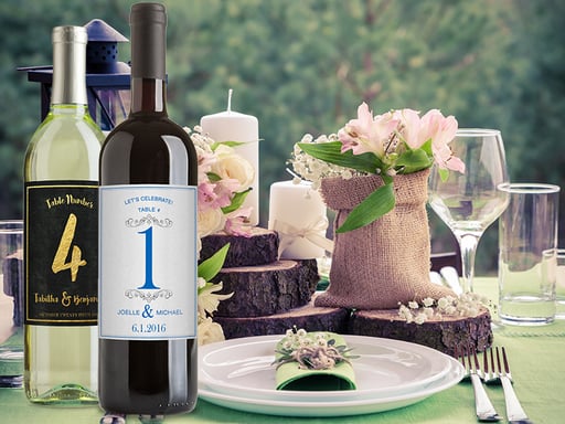 Dress Up Your Wedding Reception with Wine Bottle Centerpieces