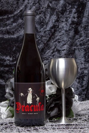 dracula wine bottle