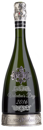 Engraved Wine Bottle